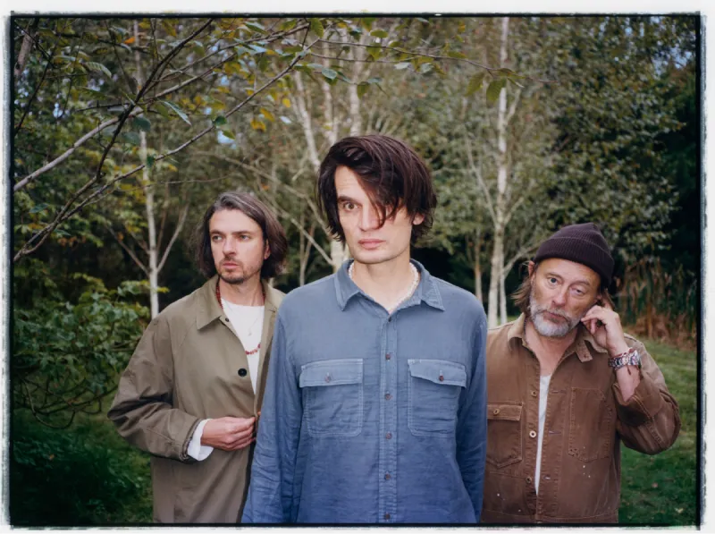 The Smile (Tom Skinner, Jonny Greenwood and Thom Yorke) by Frank LeBon